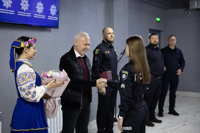 Відзначив кращих патрульних міста Ігор Терехов: Новини Харкова